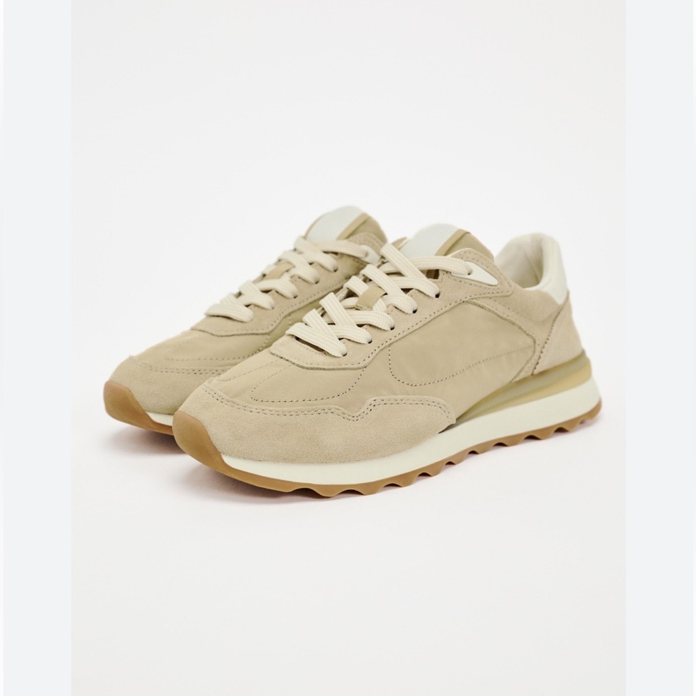 Zara leather sneakers
